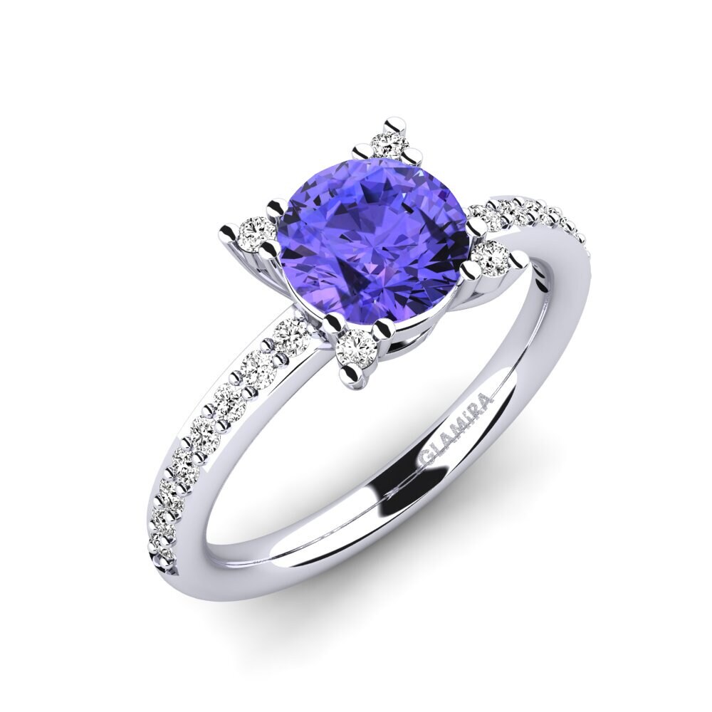Tanzanite Engagement Ring Eglontina 1.25 crt