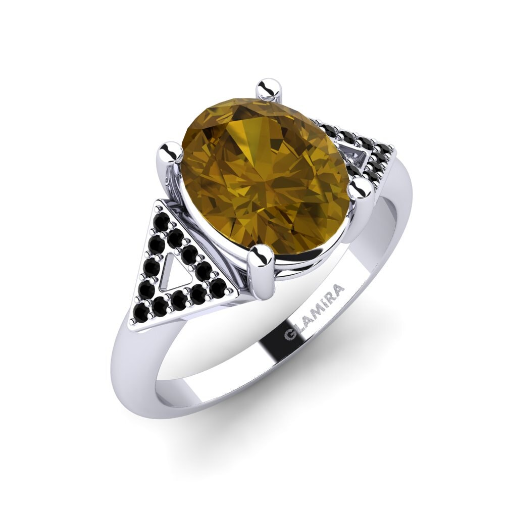 Circón Marrón Anillo de compromiso Jerkayla