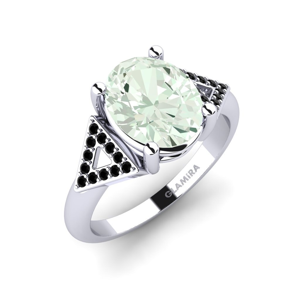 Amatista verde Anillo de compromiso Jerkayla