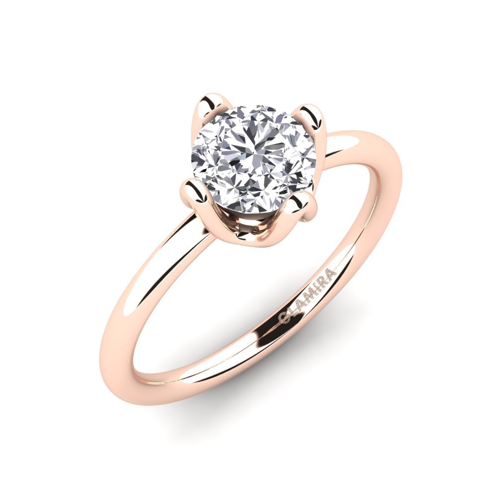 14ct Rose Gold Engagement Ring Loredana 1.0 crt