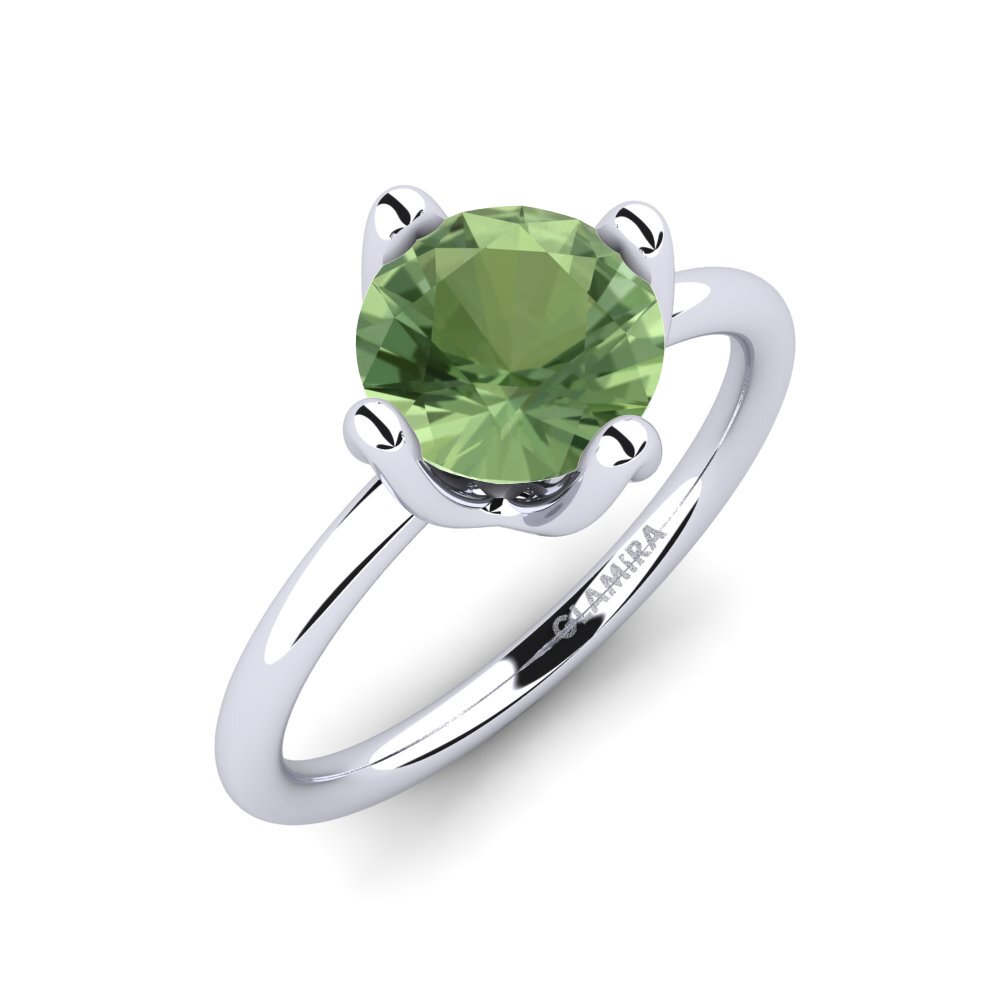 Green Sapphire Engagement Ring Loredana 2.0 crt