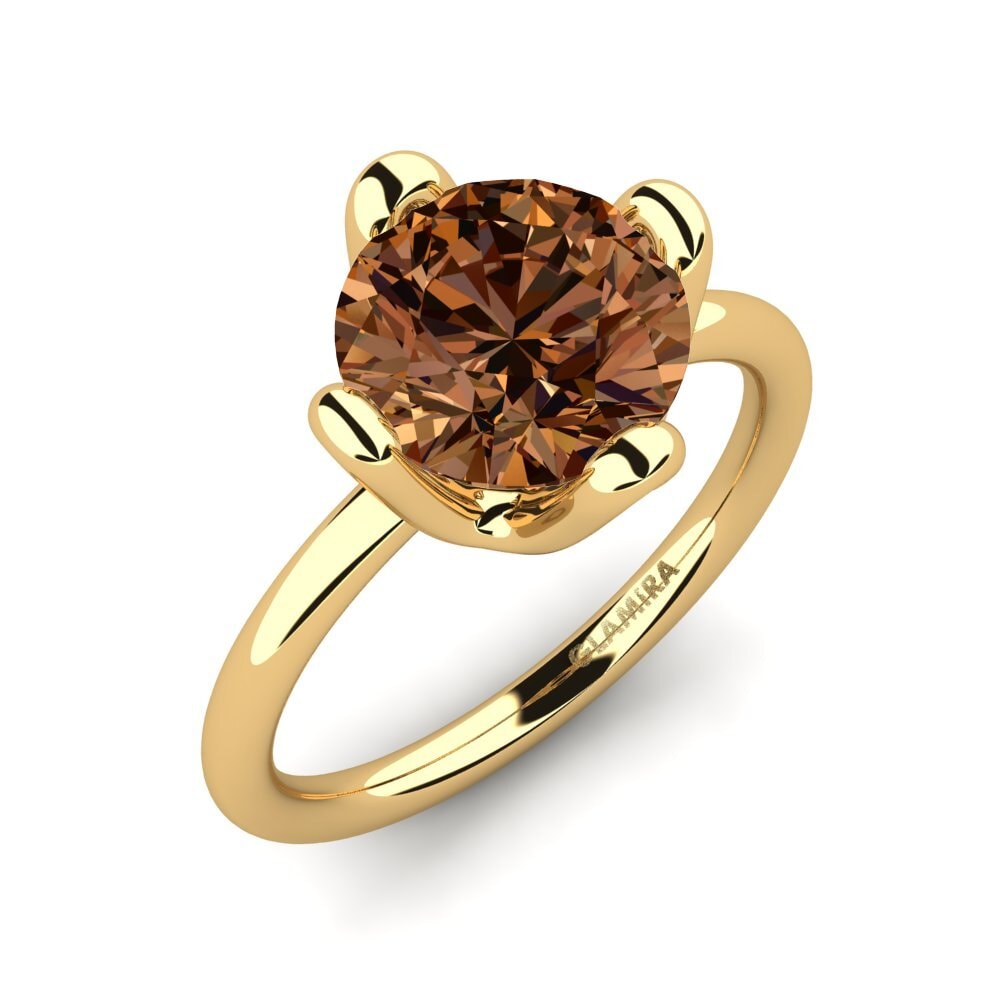 Brown Diamond Engagement Ring Loredana 3.0 crt
