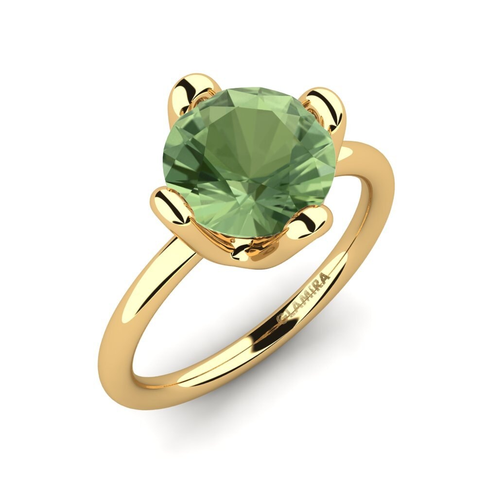 Green Sapphire Engagement Ring Loredana 3.0 crt