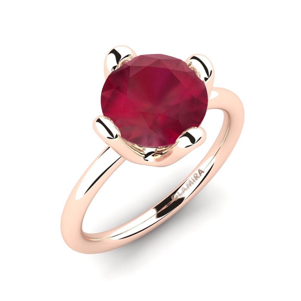 14ct Rose Gold Engagement Ring Loredana 3.0 crt