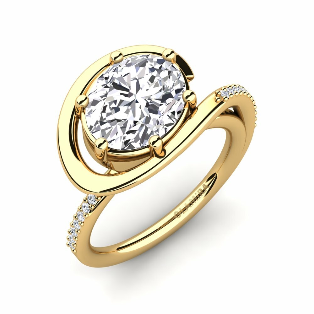 14k Yellow Gold Engagement Ring Lutrelle