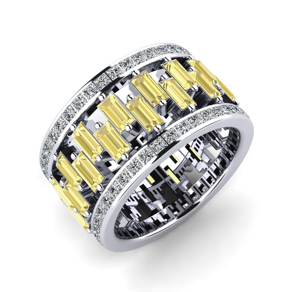 Gelber Saphir Ring Noelia
