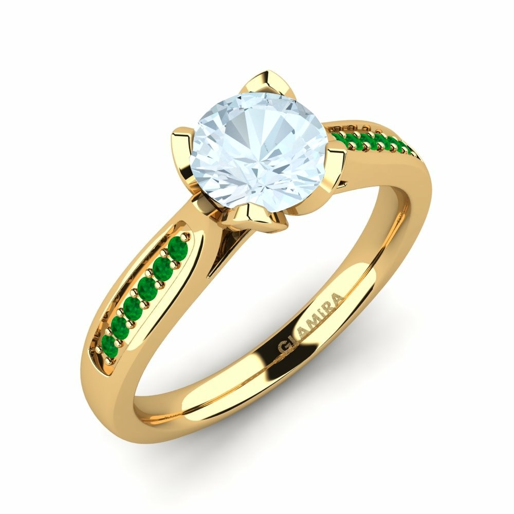 Aquamarine Engagement Ring Noemin