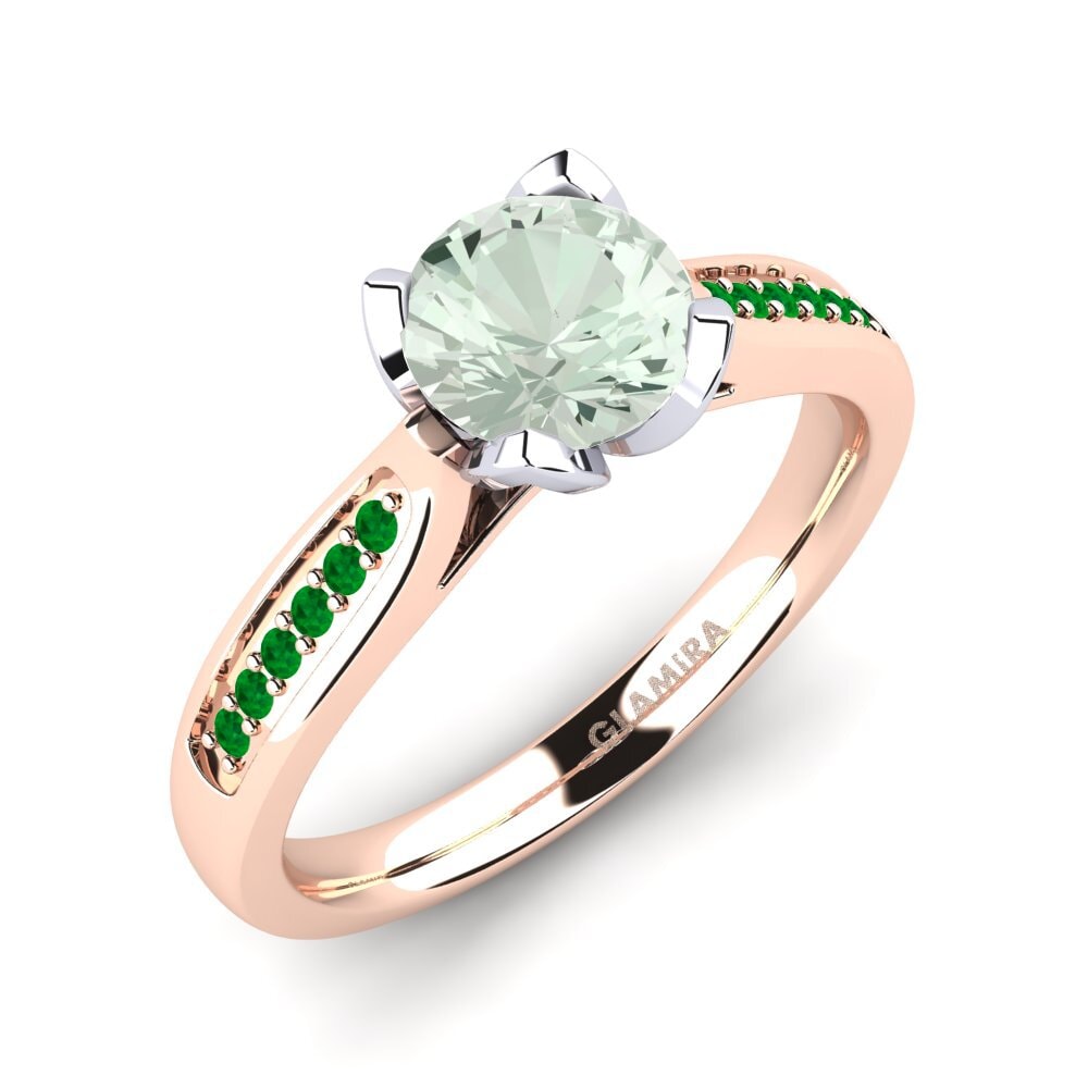 18K Rose & White Gold Engagement Ring Noemin