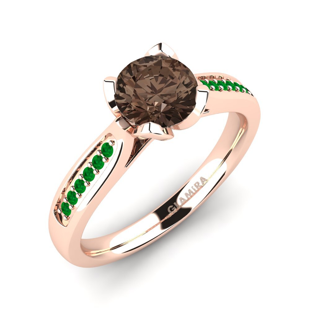 14ct Rose Gold Engagement Ring Noemin