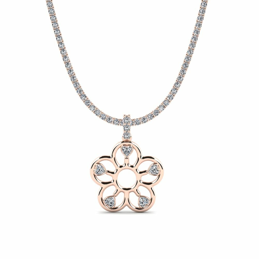 14ct Rose Gold Tennis Noitcurts