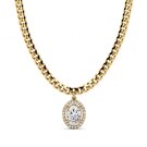 GLAMIRA Halskette Nona Oval