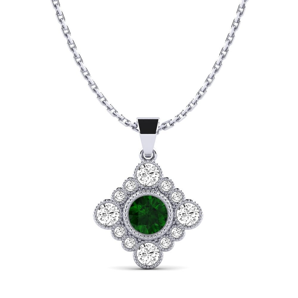 Green Tourmaline Women's Pendant Nonaus