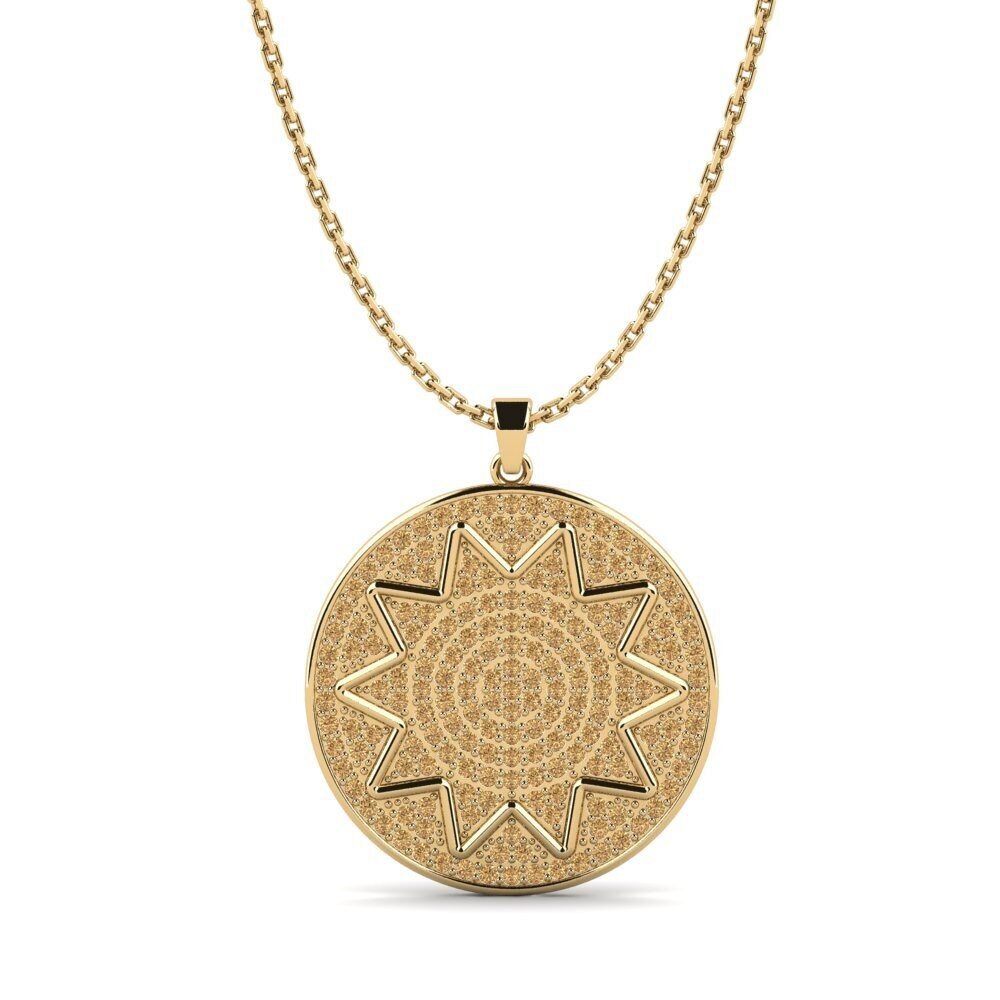 Brown Diamond Women's Pendant Nongrieved