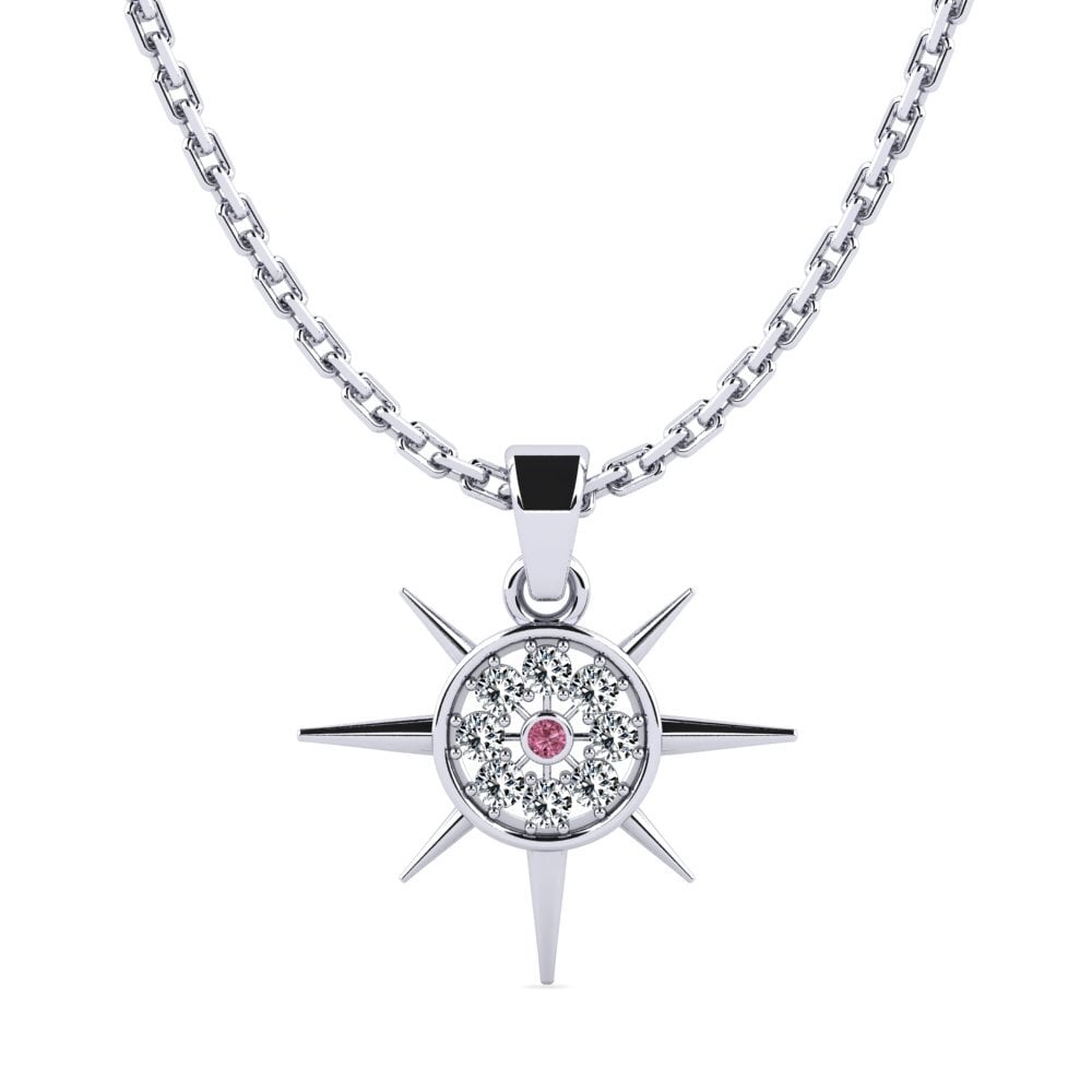 Rhodolite Garnet Women's Pendant Noor