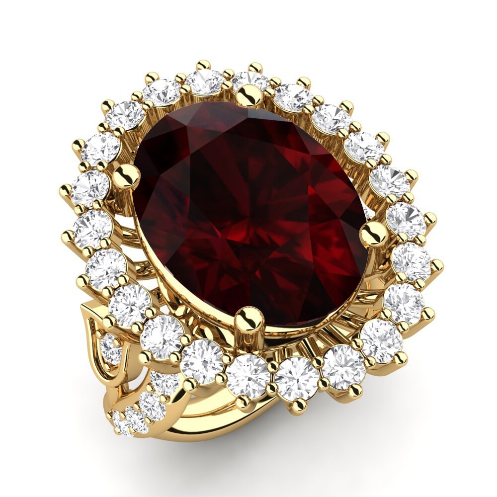 14k Oro Amarillo Anillo Noreen