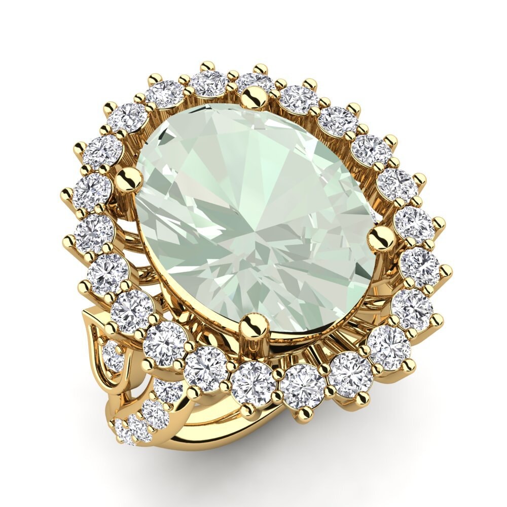 Green Amethyst Ring Noreen