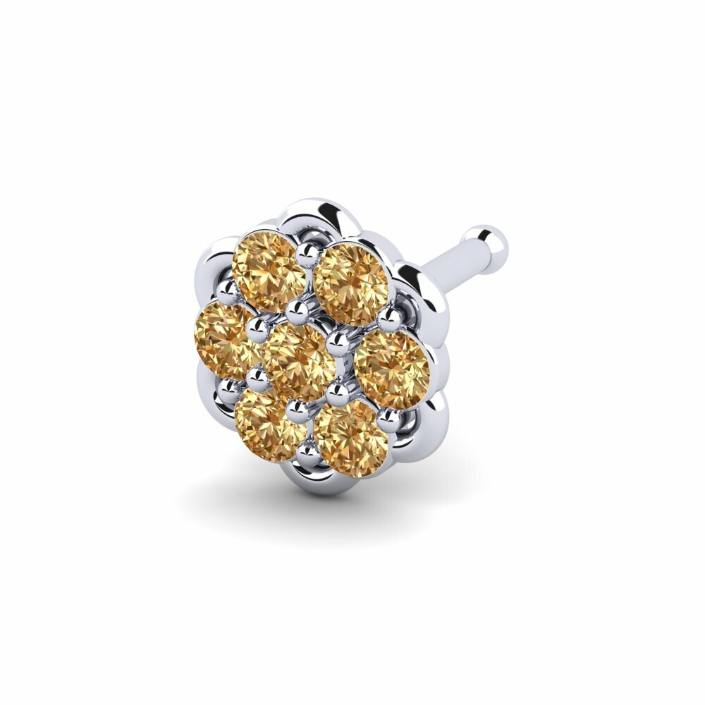 Bruine Diamant Neus Pin Norted