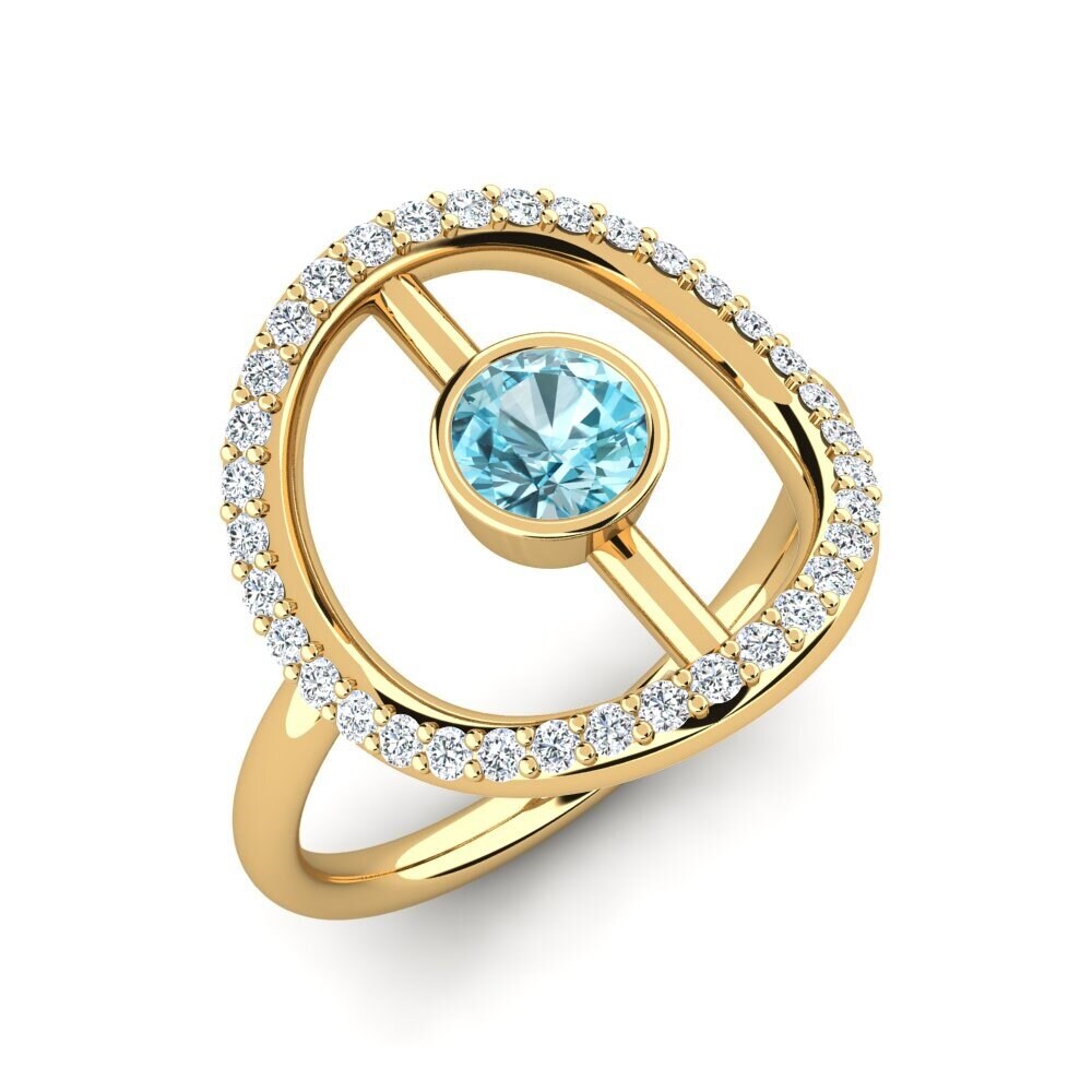 Blue Zircon Ring Nostend