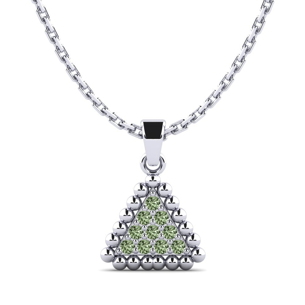 Diamante Verde Colgante de Mujer Notabilite
