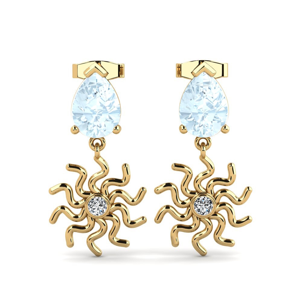 18ct Yellow Gold Women's Earring Noueux