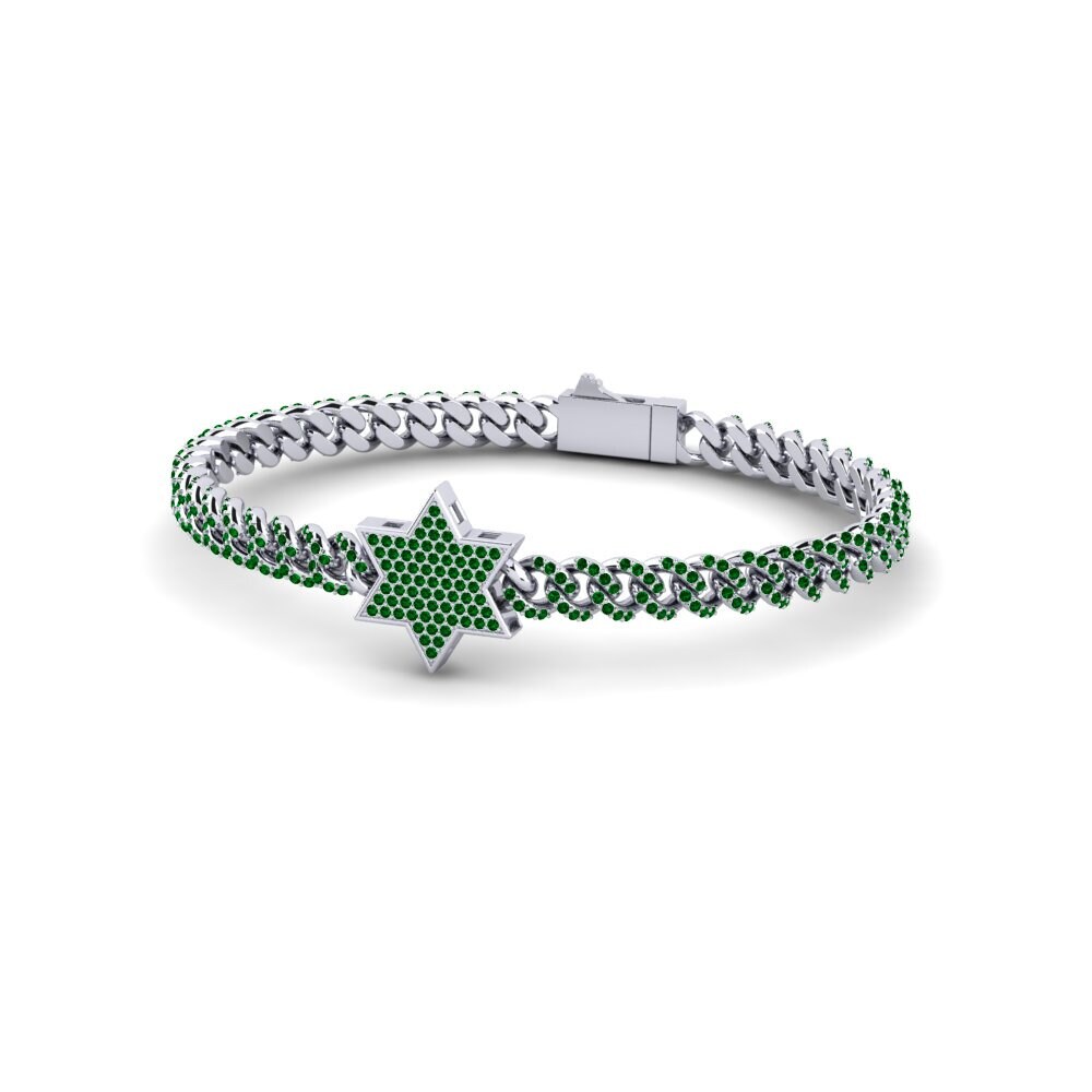 Green Zirconia Women's Bracelet Novaly