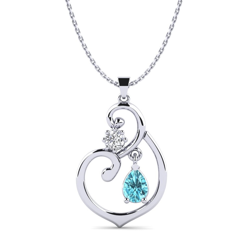 Blue Zircon Women's Pendant Nowelle