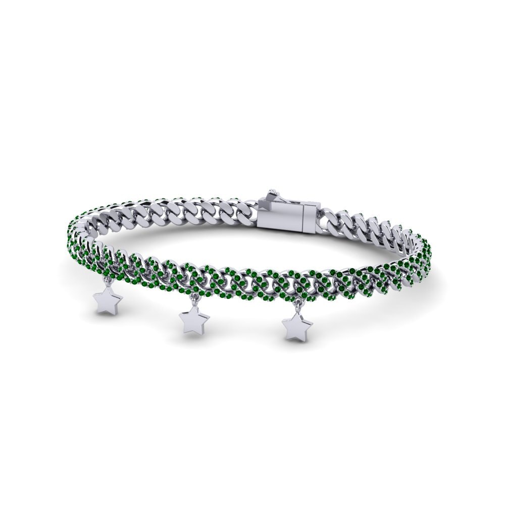 Green Zirconia Women's Bracelet Nsion