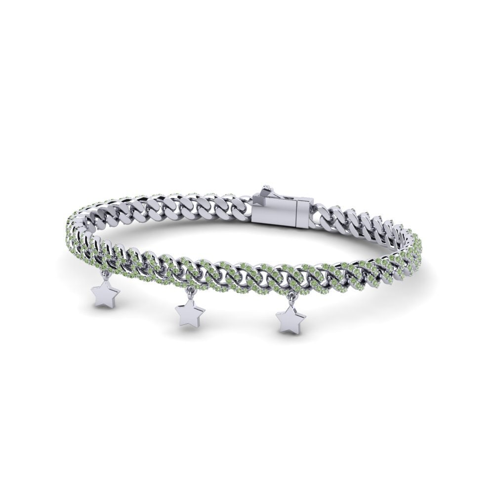 Diamante Verde Pulsera de Mujer Nsion