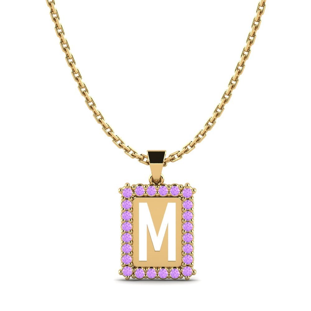 Amethyst Damen anhänger Nubia M
