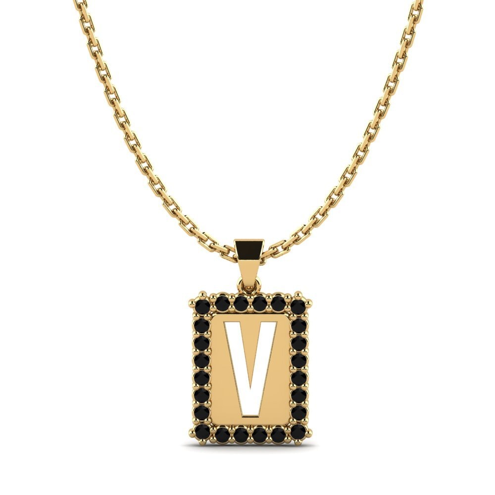 Diamante Negro Colgante de Mujer Nubia V