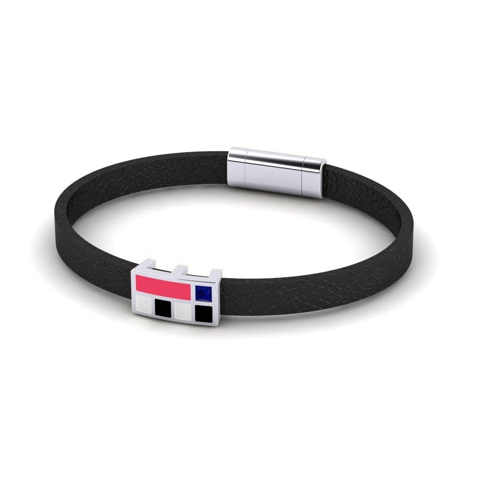 Safira Pulseira masculina Nublado