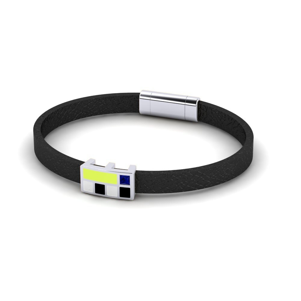 Safira Pulseira masculina Nublado