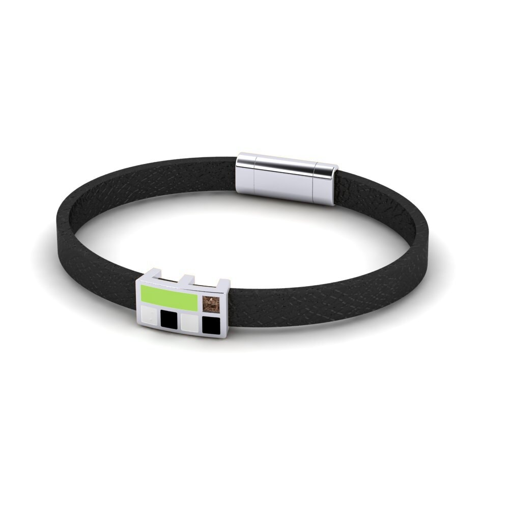 Cuarzo humo Pulsera para hombre Nublado