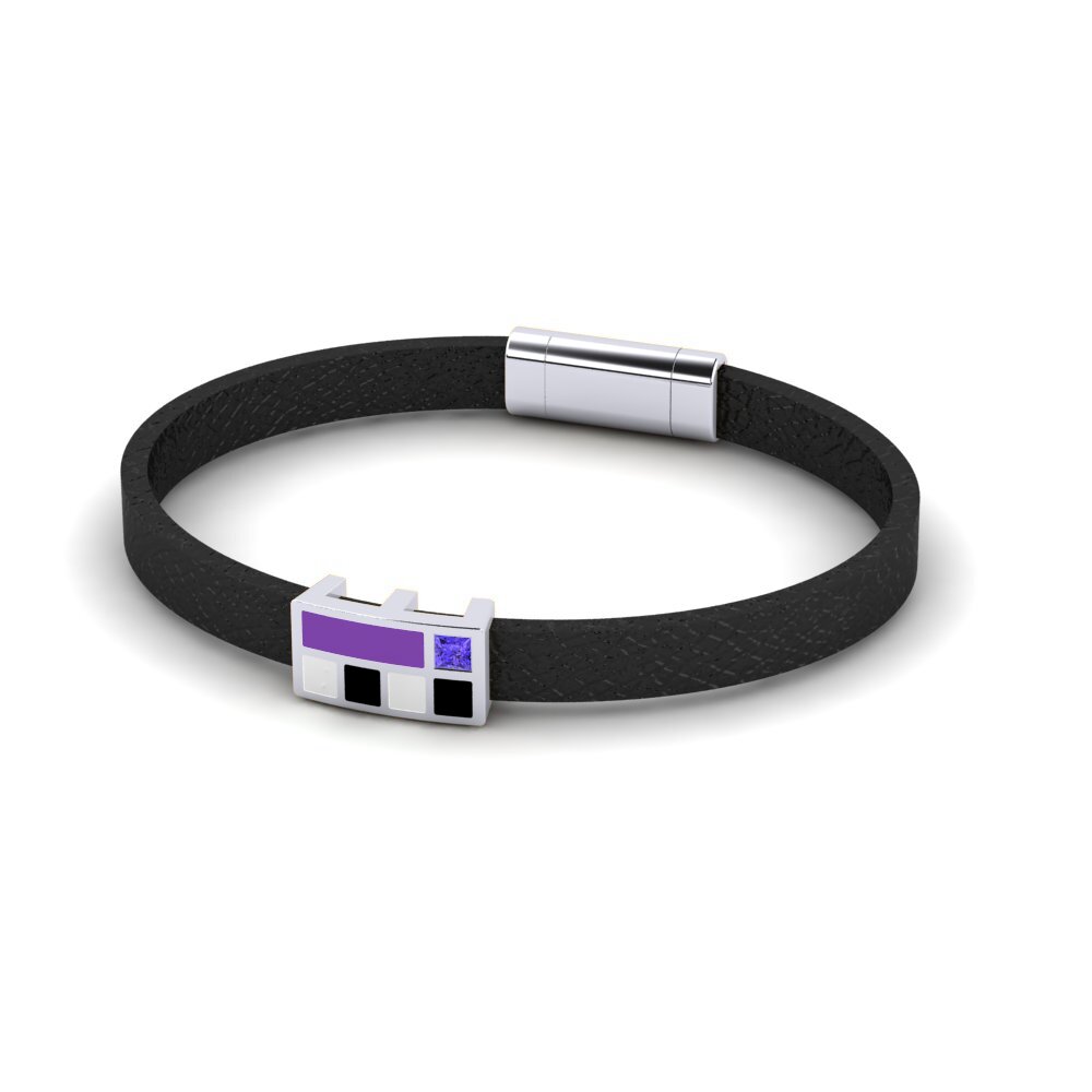 Tanzanite Men's Bracelet Nublado