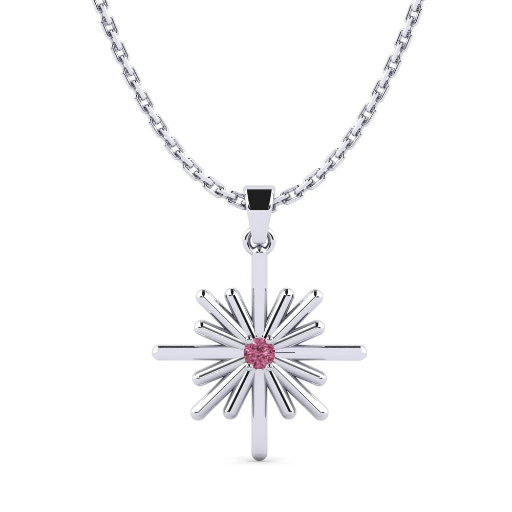 Rhodolite Garnet Women's Pendant Nuque