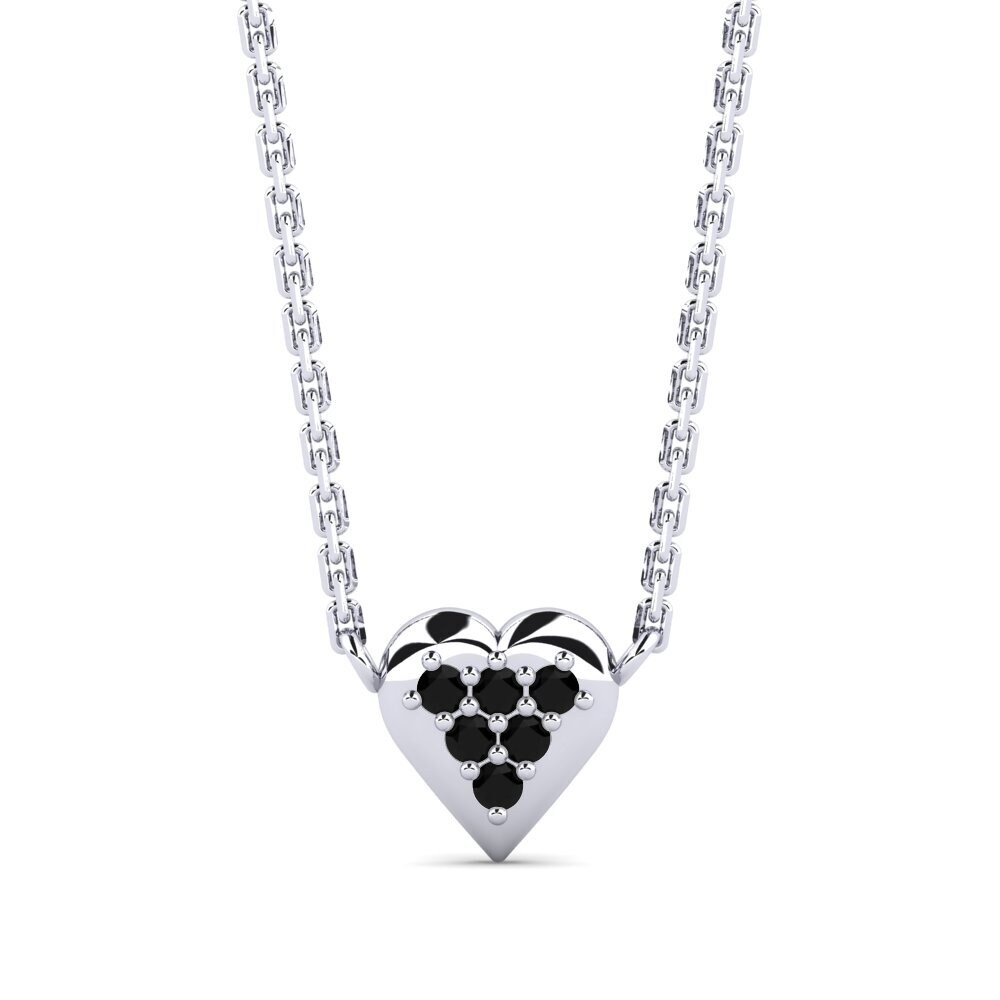 Platino 950 Ónix Negro Collar para Niño Nyenyezi