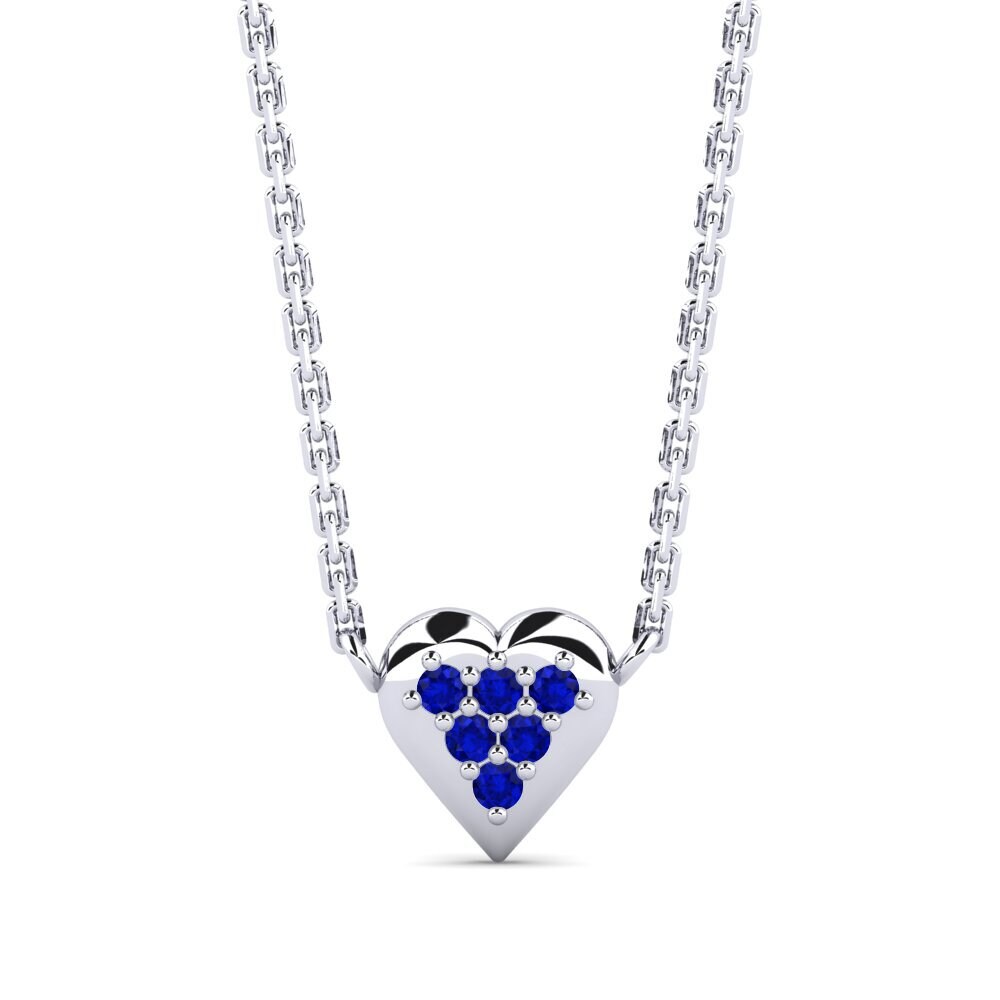 Plata 925 Zafiro Collar para Niño Nyenyezi