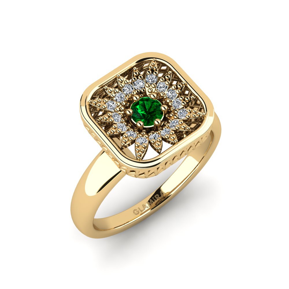 Green Zirconia Ring Oaries