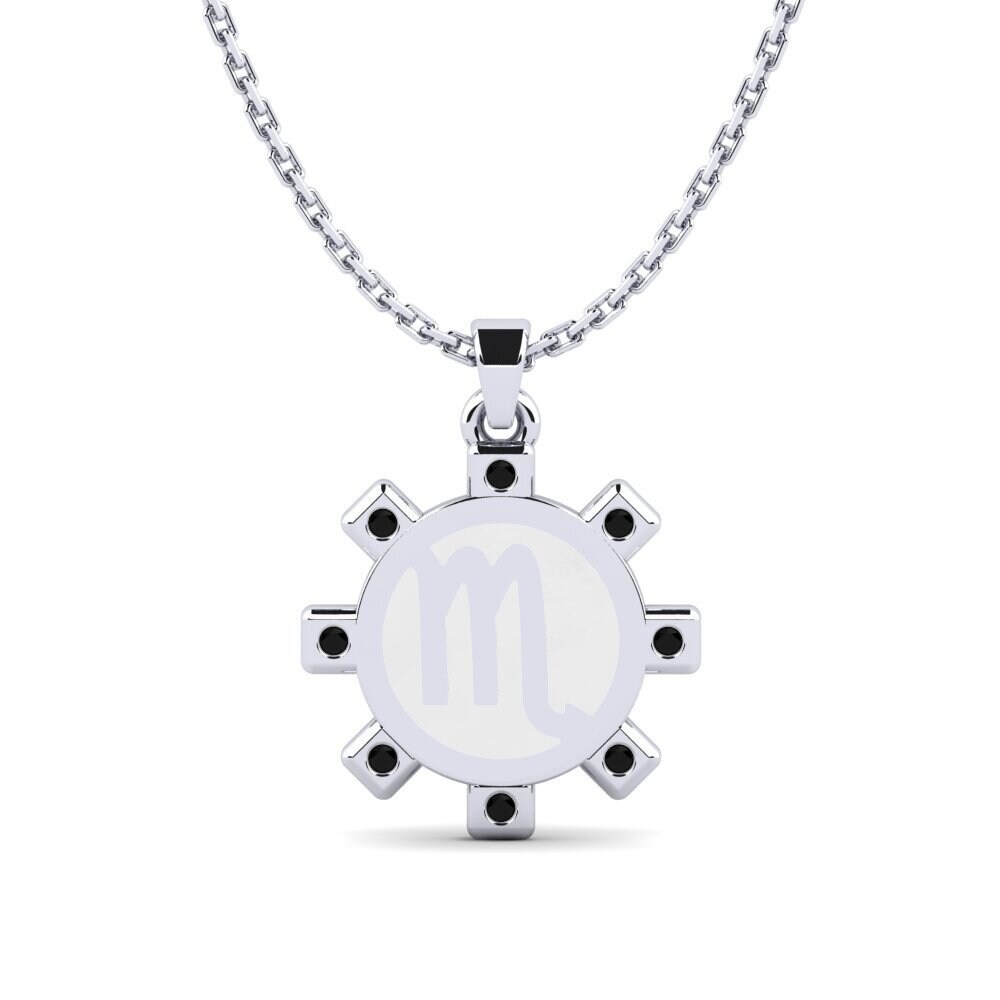 Ónix Negro Colgante de Mujer Objea - Scorpio
