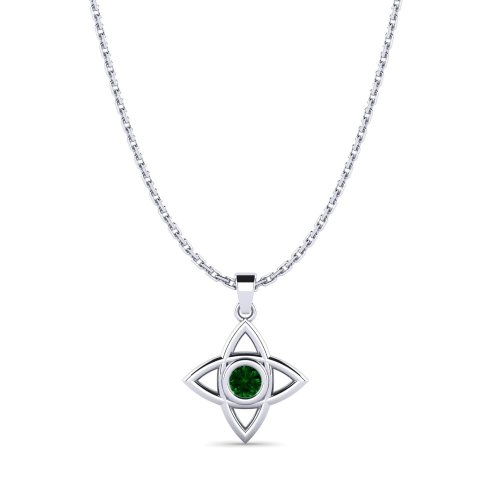 Circonita Verde Colgante de Mujer Obnubiler