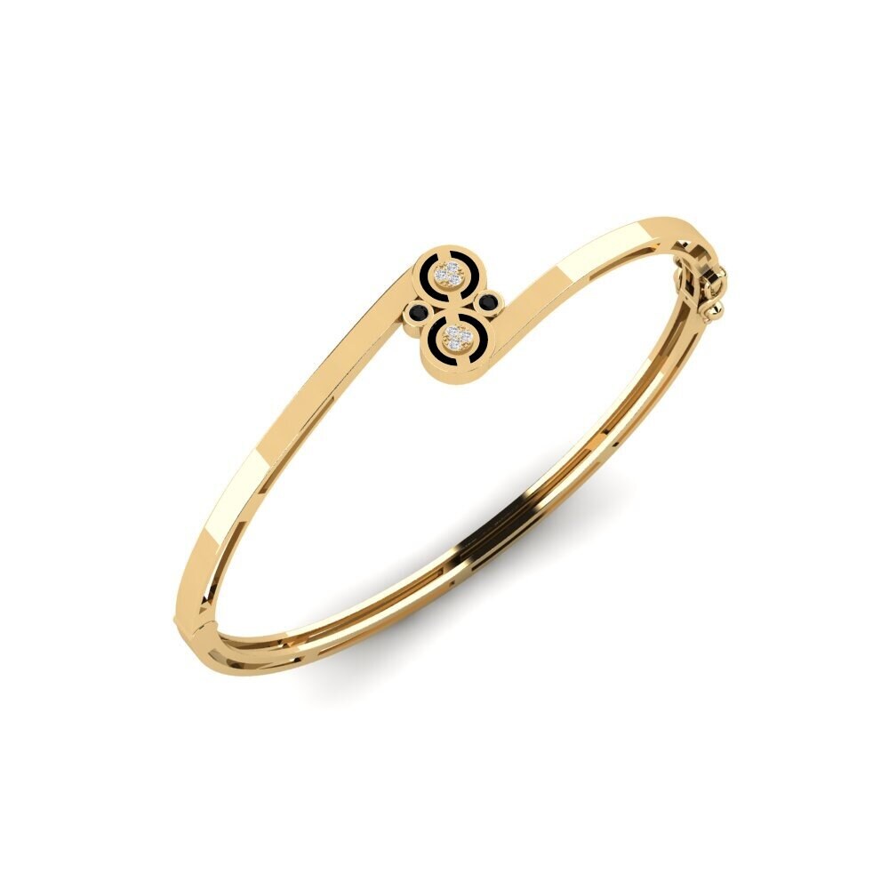 Black Onyx Women's Bangle Obsydian