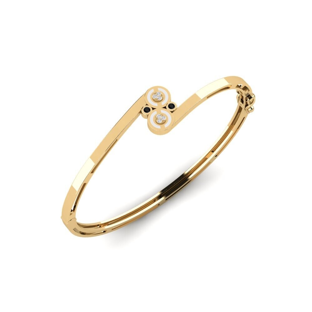Black Sapphire Women's Bangle Obsydian