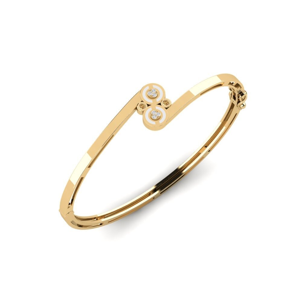 Brown Diamond Women's Bangle Obsydian
