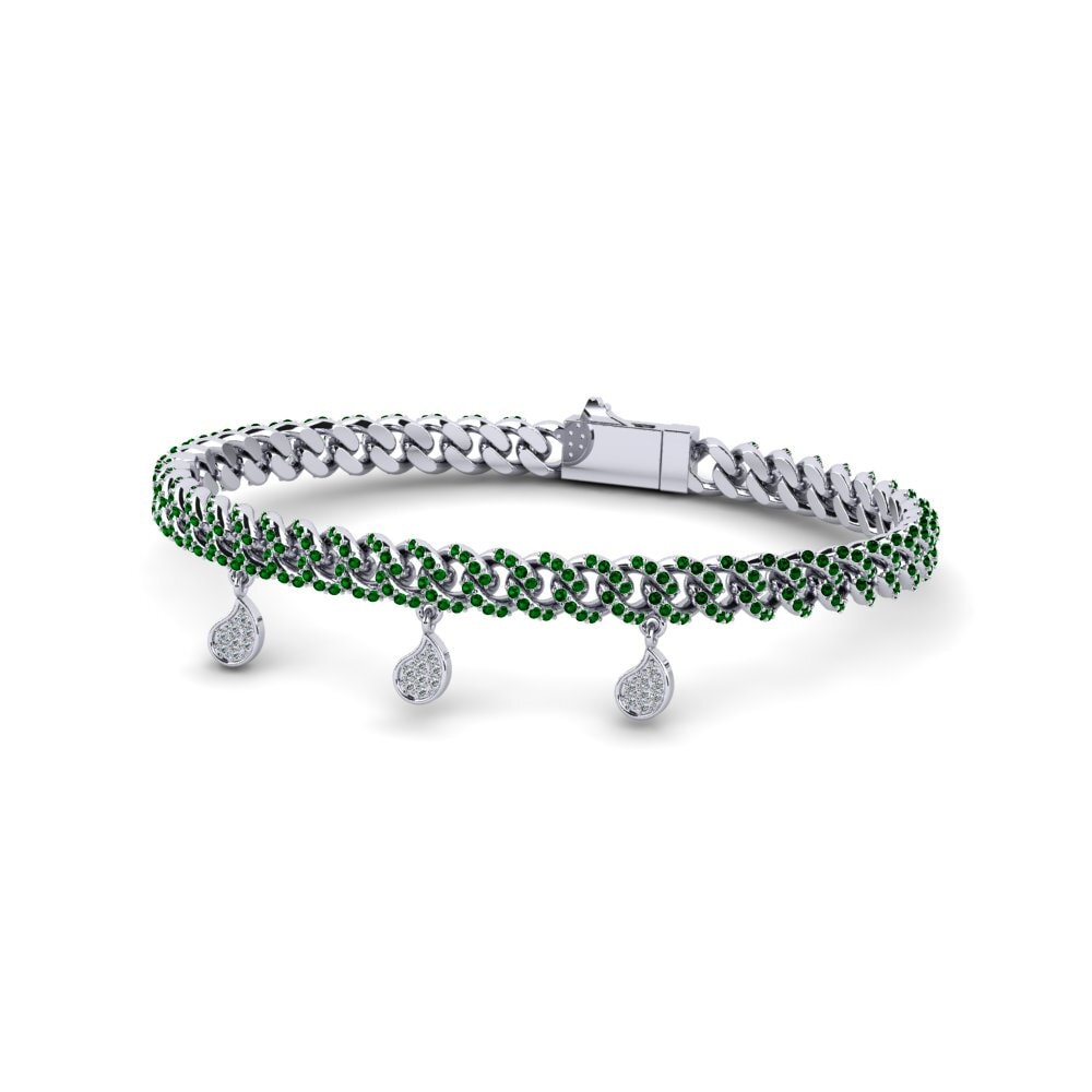Green Zirconia Women's Bracelet Occlone