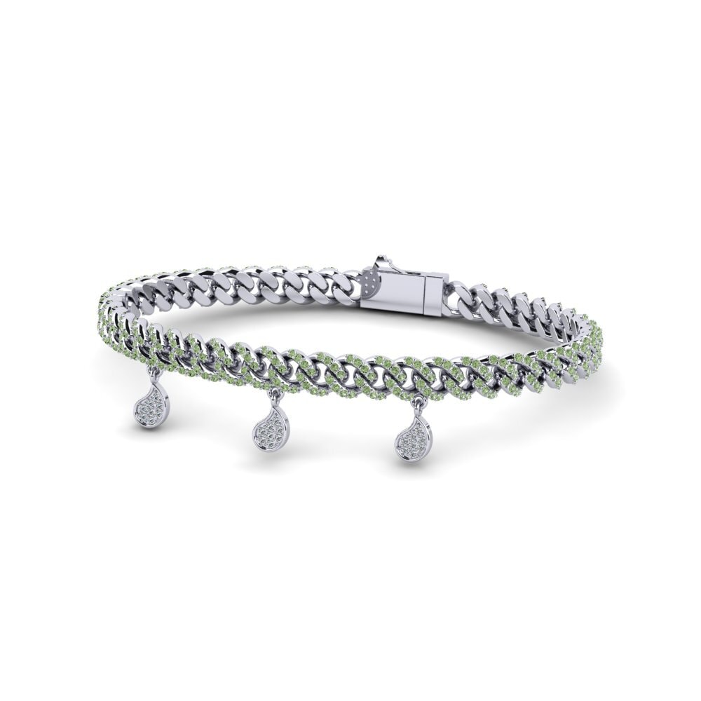 Diamante Verde Pulsera de Mujer Occlone