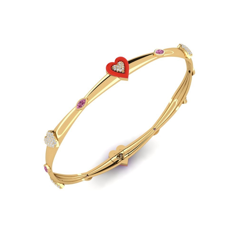 Rhodolite Garnet Women's Bangle Oceano