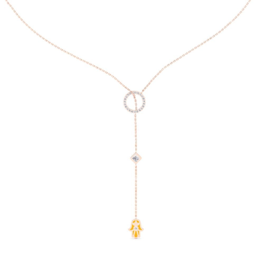 9ct Rose Gold Women's Necklace Ochrance
