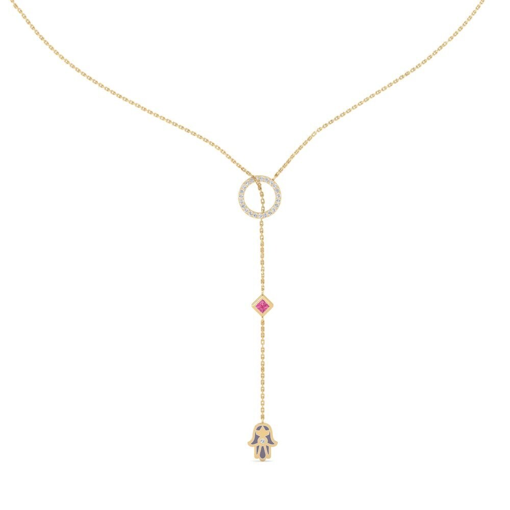 Pink Tourmaline Women's Necklace Ochrance
