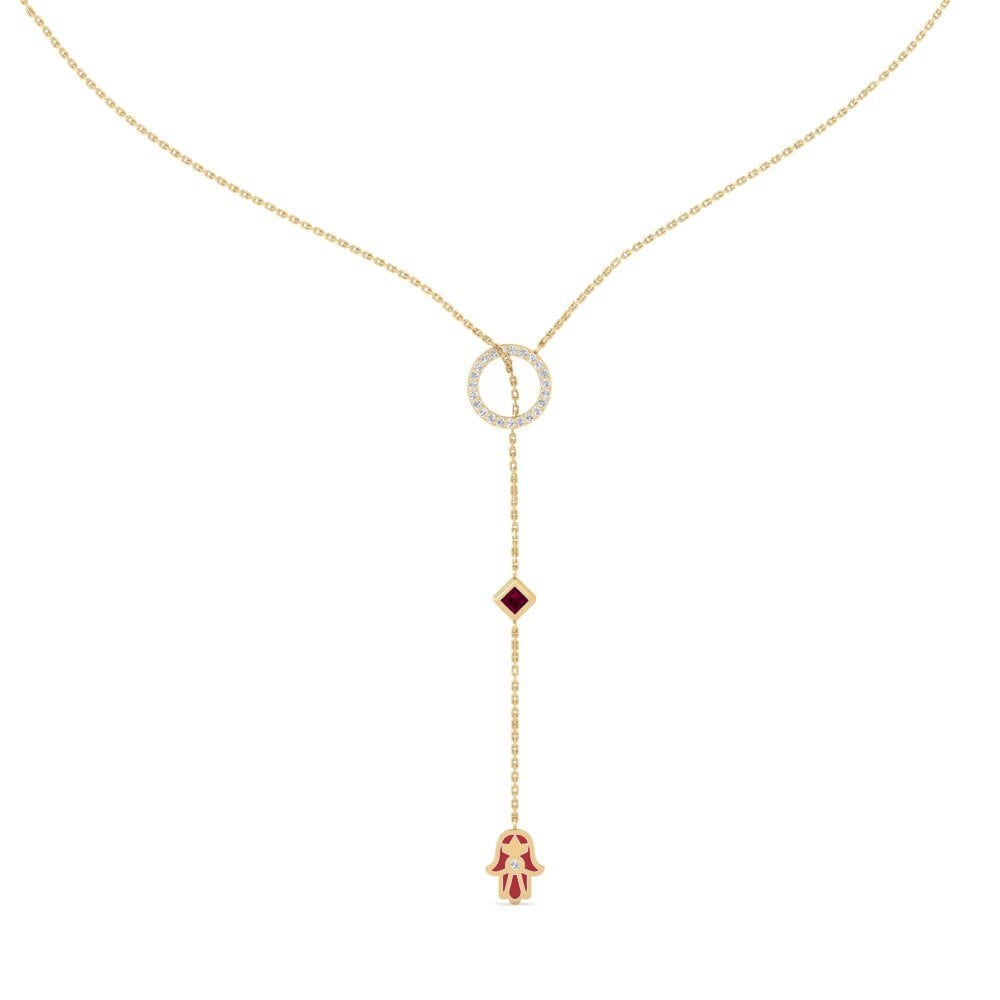 Rhodolite Garnet Women's Necklace Ochrance