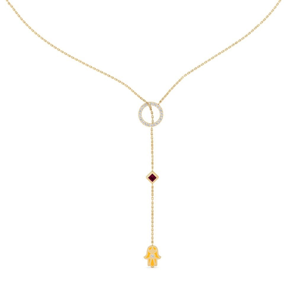 Rhodolite Garnet Women's Necklace Ochrance